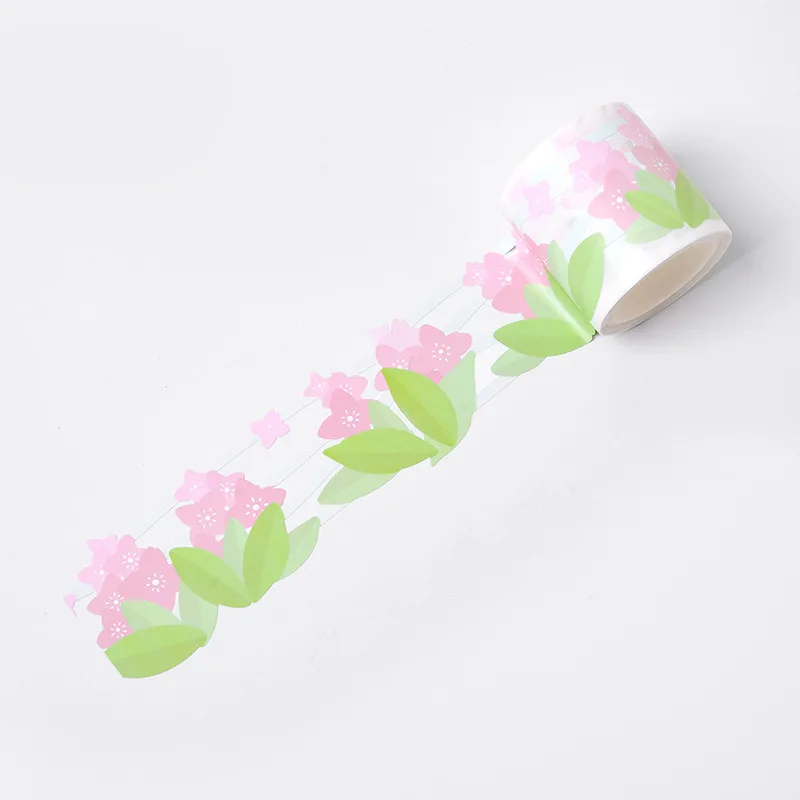 Huaye4cm 10 шт./Партия DIY синтез бумага декоративная клейкая лента клубника завод Серии горячего тиснения васи лента/маскирующая Лента наклейки - Цвет: Huaye4cm