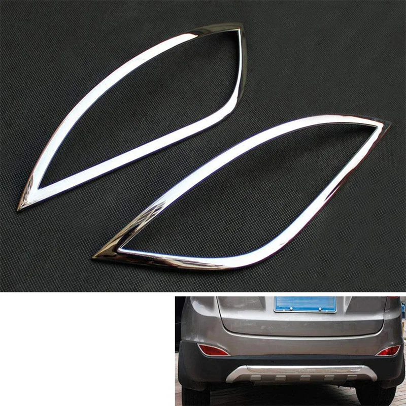 ABS Хромированная задняя противотуманная фара Накладка для hyundai Tucson Ix35 2010 2011 2012 2013