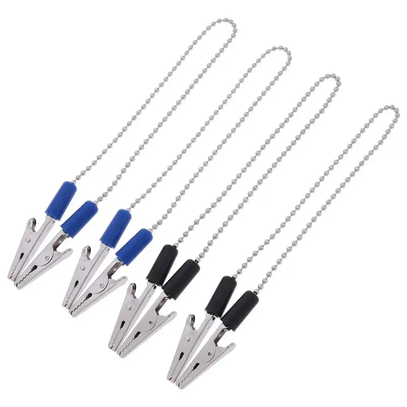 

4Pcs Towel Bib Clip Apron Cord Clip Lanyard Chain Clip Scarf Clamps Napkin Holder For Home Restaurant Shop Table Decoration