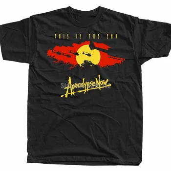 

Apocalypse Now Movie Poster Men'S Tshirt Streetwear Harajuku Tshirts Sexy Girl T Shirts Black Of White Tee Shirt Men Tops
