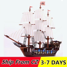 Lepinblocks 16006 16009 16016 22001 Пираты Карибы Черная жемчужина корабль строительные блоки совместимы 4184 4195 10210