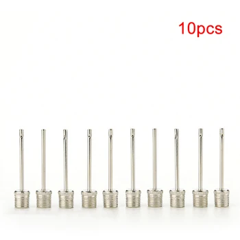 

Sport Ball Inflating Pump Needle For Football Basketball Soccer Inflatable Air Valve Adaptor Stainless Steel Pump Pin 10pcs
