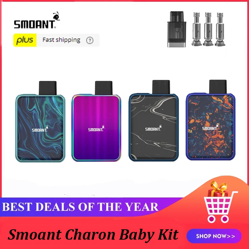 Smoant Charon Baby Pod Kit 750mAh vs Battlestar VEER | Электроника