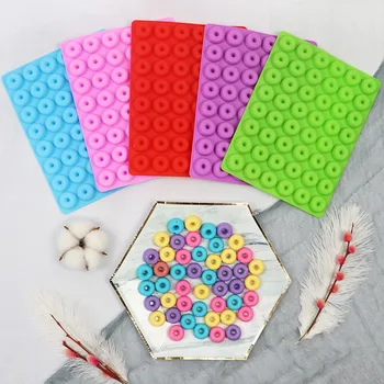 

Ruminate Baking Mould 48 Even Small Donuts Silicone Chocolate Mold Handmade Soap Mold Ice Tray Cartoon