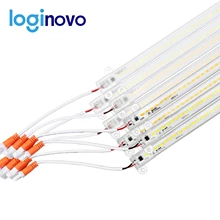 5 шт./лот светодиодный бар светильник AC220V высокое Яркость светодиодный трубки 50 см 72 светодиодный s 5730 светодиодный жесткой полосы энергосберегающий светодиодный люминесцентные лампы