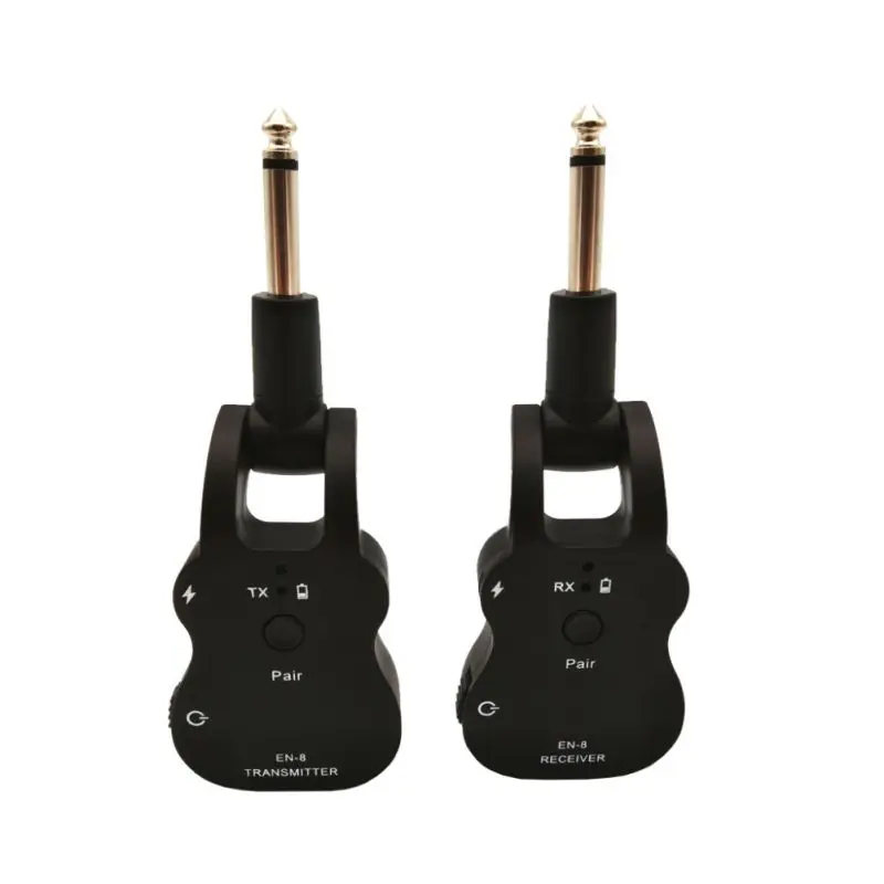 

2.4GHZ Wireless Guitar Pickup Built-in Rechargeable Lithium Memory card