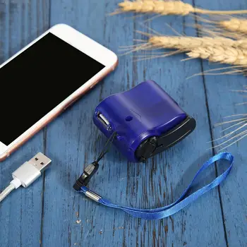 

Cool Outdoor Emergency Mobile Phone Charger USB Charging Hand Dynamo Portable Power Hand Crank charger W5I3