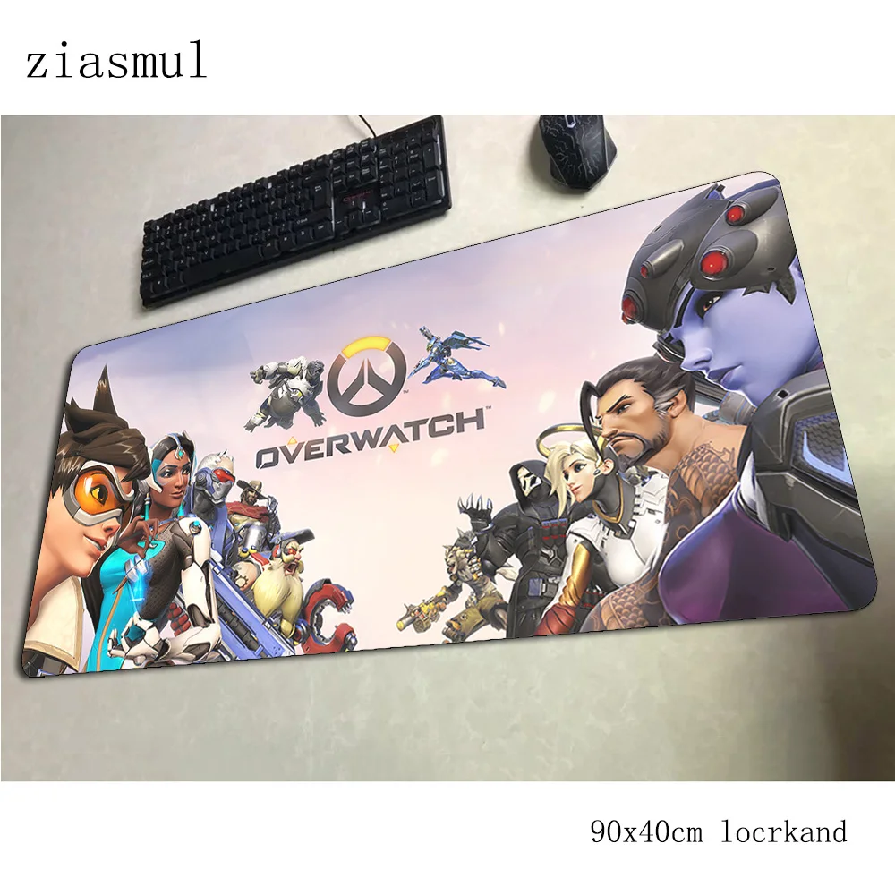 Коврик для мыши overwatch 90x40 см, коврики для мыши, игровой коврик для мыши для геймера, великолепные персонализированные коврики для мыши, клавиатура, ПК, коврик