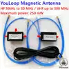 YouLoop Magnetic Antenna 250mW Portable Passive Magnetic Loop Antenna with Low Loss Broadband BALUN for HF and VHF ► Photo 1/4