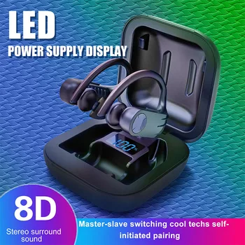 

New 5.0 Denoising Wireless Bluetooth Earphone Mini Earbuds With Charging Box Sport Headset For All Smart Phone