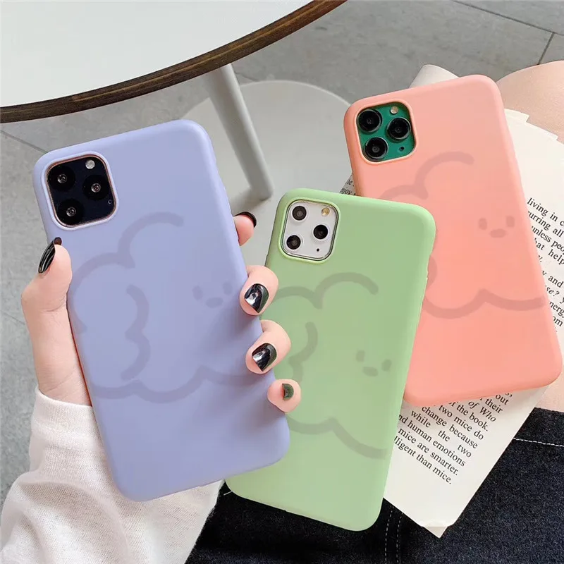 Милый мягкий чехол для телефона с мультяшными облаками Apple iPhone XR/XS/11/11 Pro LFX