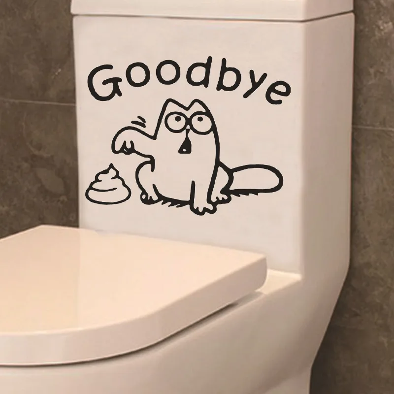 1 шт. креативная забавная Наклейка на стену ванная туалет наклейка декоративные настенные наклейки паста домашний декор