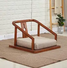 Tatami Legless Floor Zaisu Chairs Armchair Asian Furniture in Traditional Japanese Sitting Style Seat for Tatami Living Room