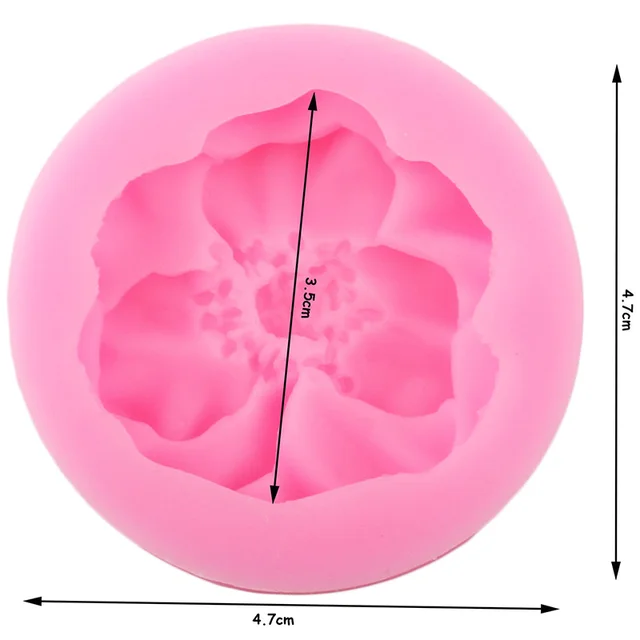 Virághatár -Szilikon Formák Cukorka Polimer Agyag Csokoládé Gumpast Penész Barkácsparti Cupcake Topper Fondant Torta Díszítő Szerszámok - Image 2