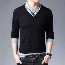 Осень мужской свитер шерстяной плотный однотонный армейский зеленый цвет кардиган для мужчин Повседневная тонкая одежда новая мужская одежда трикотажное пальто