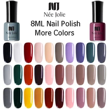 NEE JOLIE 8 мл Лак для ногтей чистая Серия матовый эффект лак для ногтей 7,5 мл зеркальный лак для ногтей 54 Цвета украшения