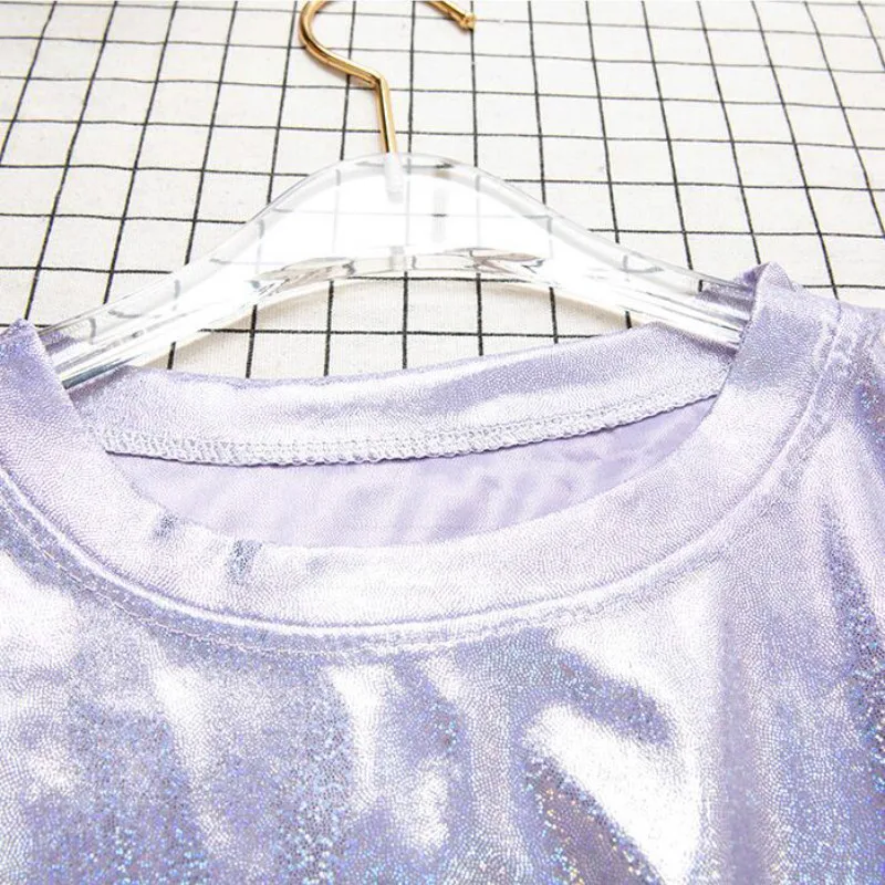 Футболка женская универсальная Модная элегантная свободная однотонная Удобная