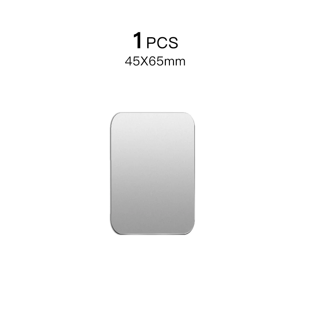 1 pc rectangle FONKEN ультра-тонкая металлическая пластина для магнитного автомобильного держателя телефона диск железный лист стикер сильный магнит для держателя телефона подставка крепление - Цвет: 1 pc rectangle