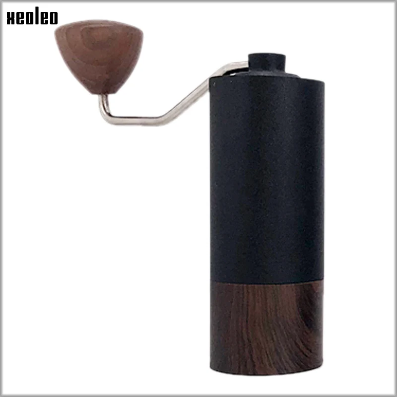 Günstig XEOLEO Manuelle kaffeemühle Tragbare kaffeemühle Aluminium Kaffee miller kaffee bean fräsen maschine 35g Konische grat grinder