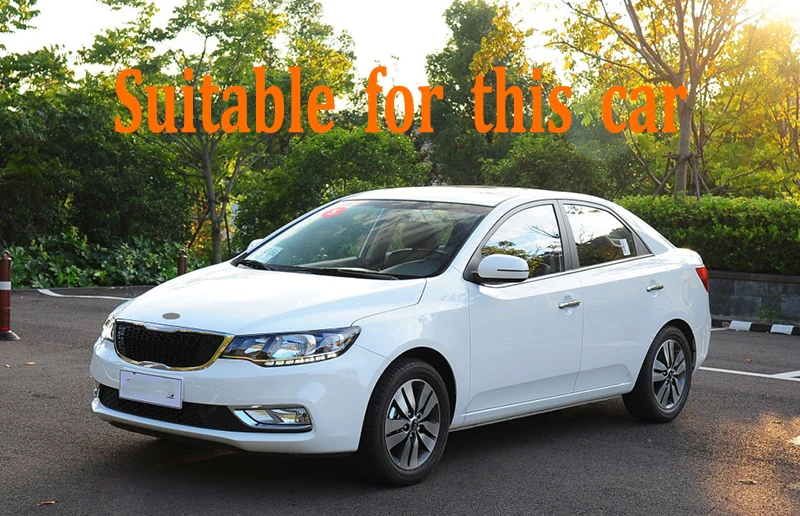 2 шт. для Kia Forte 2013- Светодиодный дневной ходовой светильник DRL Автомобильная противотуманная фара 6000K белый светильник желтый светильник