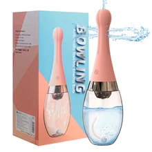 Automatic Anal Cleansing Sex Toys For Women Silicone Anus Toy Vaginal Clean Men Anterior Gland Stimulate Anal Enema Bulb Syringe
