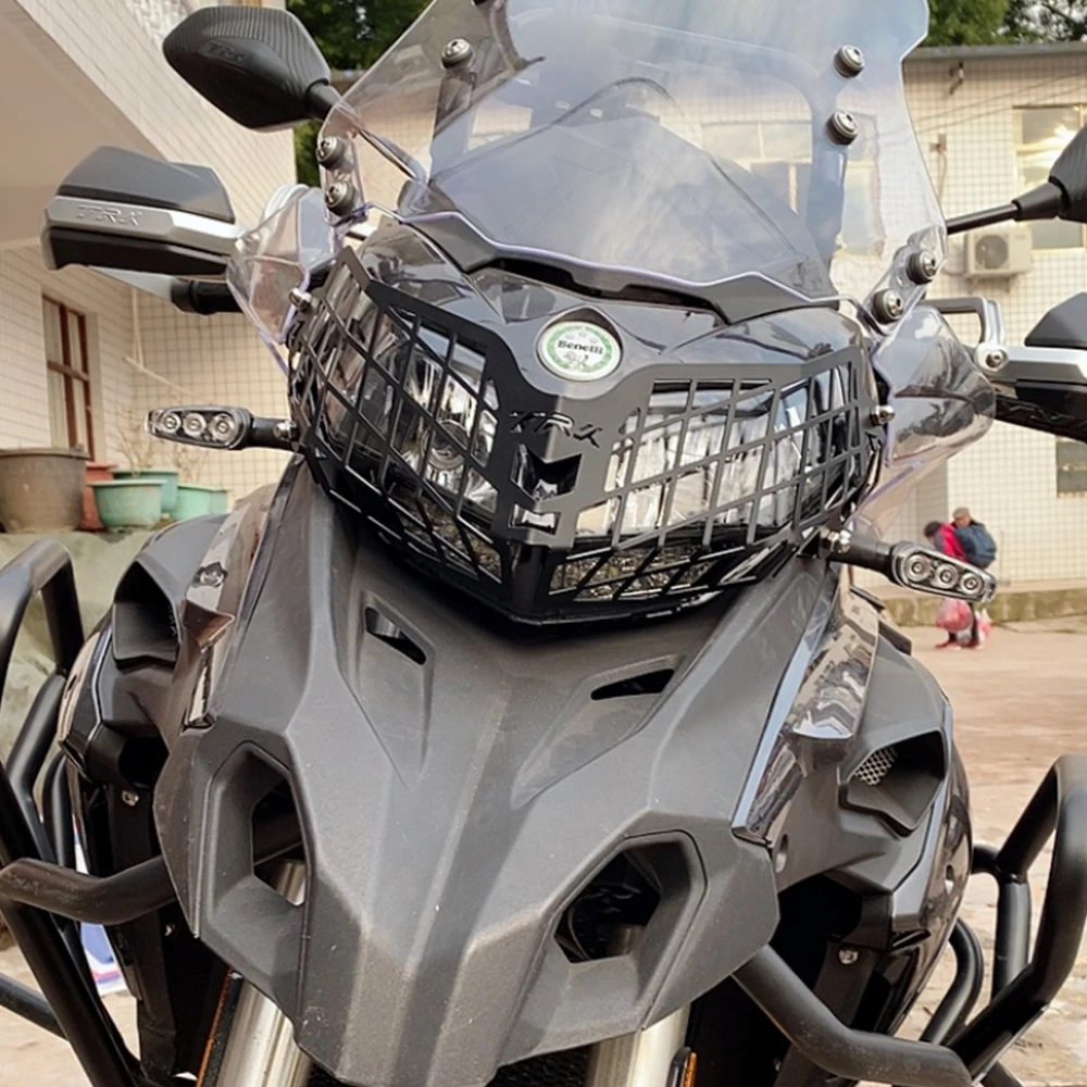 오토바이 액세서리 프론트 헤드 라이트 커버 그릴 가드 프로텍터 그릴 메쉬 렌즈 Benelli TRK502 TRK502X TRK 502 502X