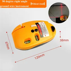 Mini niveau Portable Laser esprit Laser niveau droit 90 degrés en plastique en forme de souris pour le travail du bois bricolage amélioration de l'habitat 