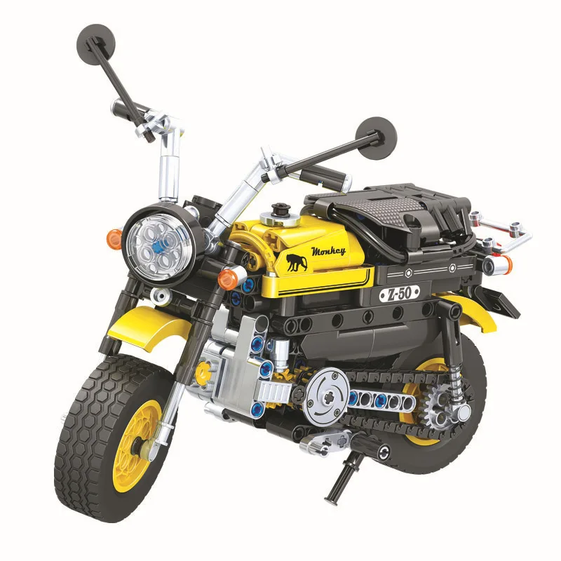 

Wei le Motorcycle Bicycle Small Particles Inserted Building Blocks Science And Technology Machinery Assembled Series Children'S