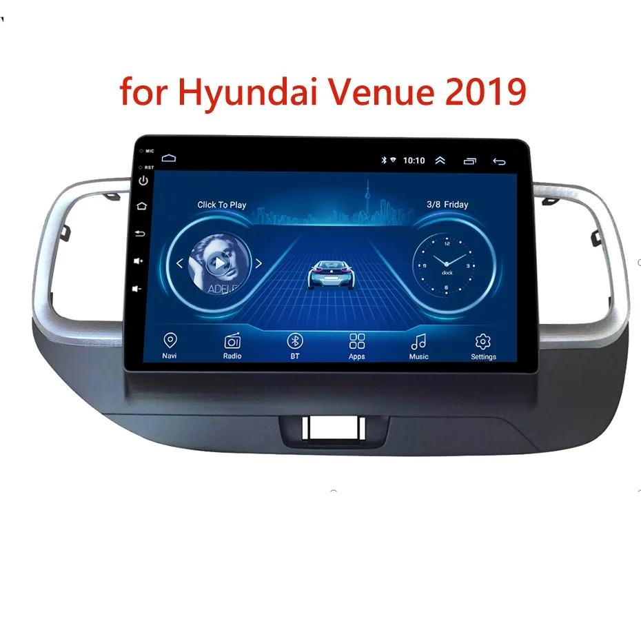 

Super Slim Touch Screen Android 9.1 car radio GPS Navigation for Hyundai Venue 2019 Stereo Multimedia Bluetooth wifi head unit