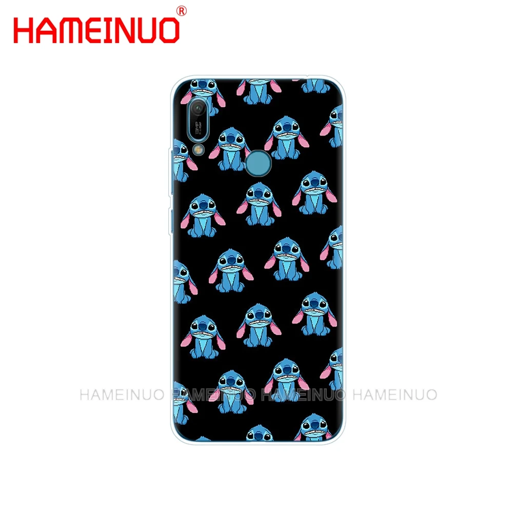 Силиконовый чехол для телефона huawei Y5 Y6 Y7 Y9 PRO PRIME honor 8s 8a 20 LITE PRO 10i view 20 V20 милый мультфильм, Стич - Цвет: 61930