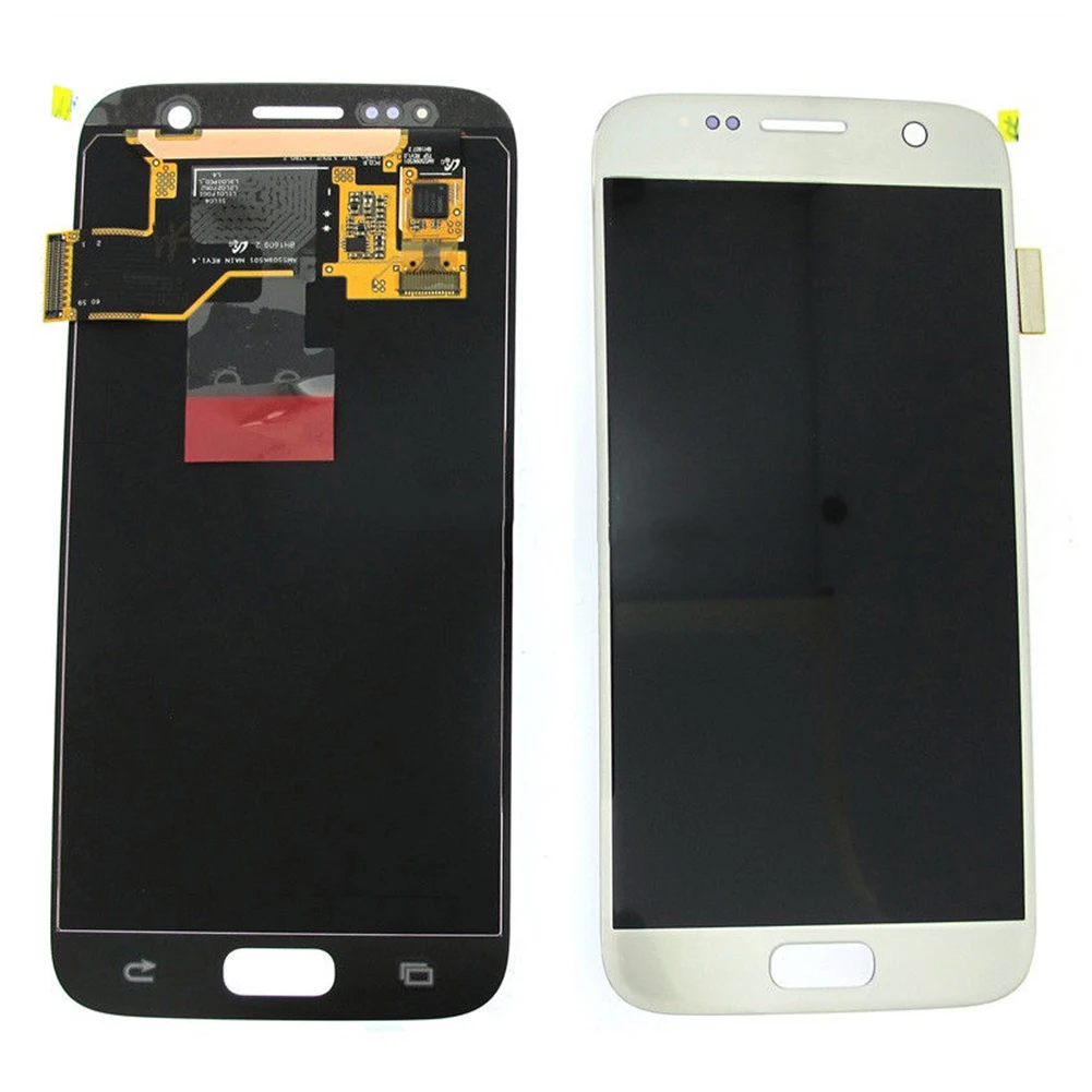 Запчасти для сборки ЖК-сенсорный экран дигитайзер для samsung Galaxy S7 SM-G930 G930F
