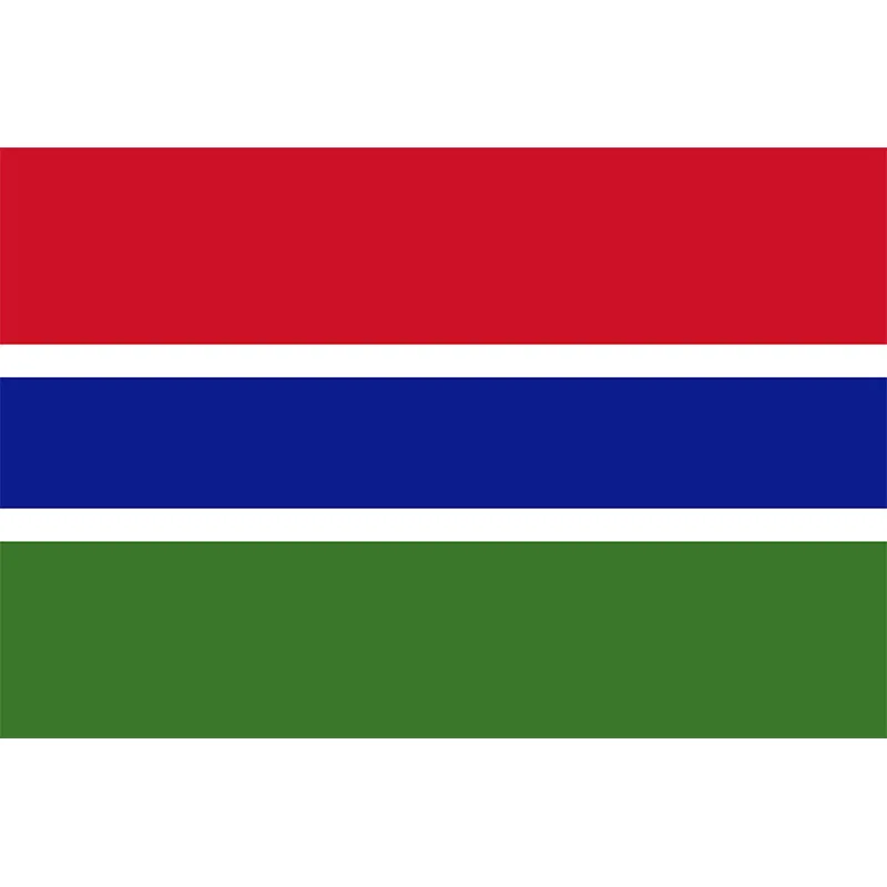 

Gambia Flag Yehoy hanging 90*150cm For Decoration