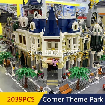 

In Stock Creator QL0923 MOC Building Blocks 2032pcs Street View Bricks European Mall Toys 84009 84010 84011 84012 84019 84001