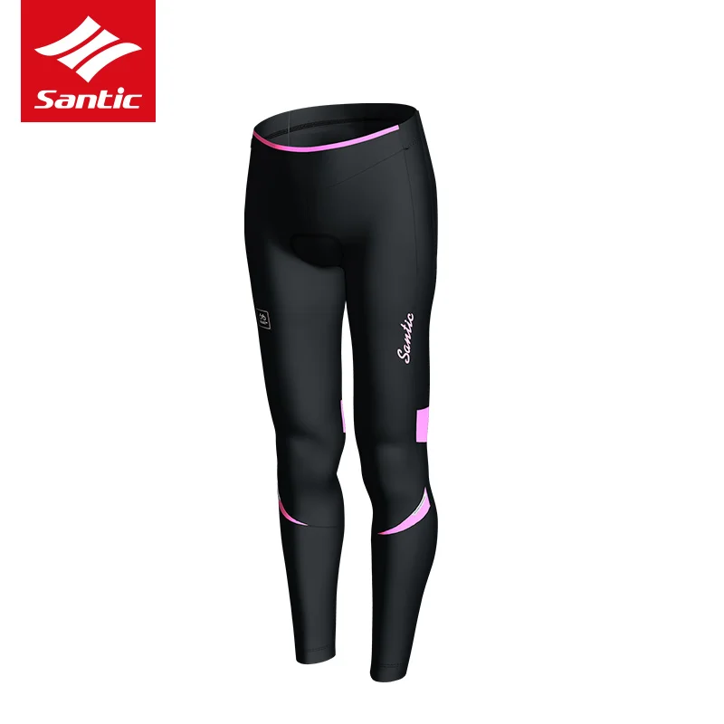 Santic Women Cycling Compression Tight Pants Windproof with 4D