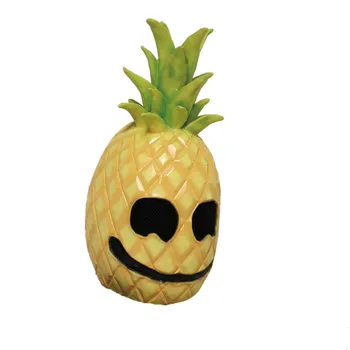 

halloween masks cosplay маска masque Tricky Latex Pineapple Face Fruit Head Costume Props mascherine маски от короновируса