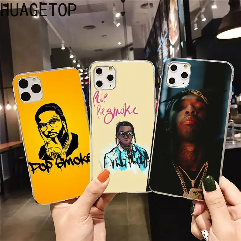Чехол Rapper Pop Smoke Для телефона iphone 12 pro max 11 XS MAX 8 7 6 6S Plus X 5S SE 2020 XR | Мобильные телефоны
