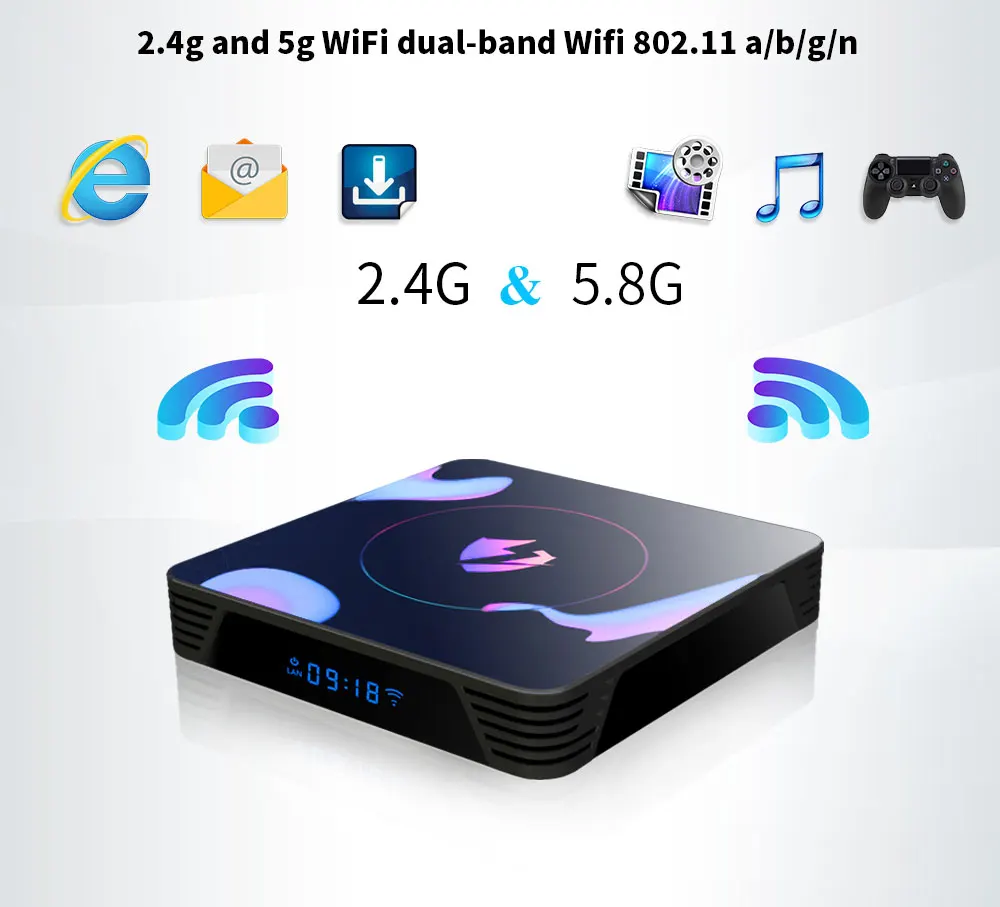 LEMFO LET1 tv Box Android 9,0 4K 6K 8K DDR3 2.4G5G WiFi HDMI2.0a 4G ram 64G rom Google Youtube IP tv Smart Box лучше, чем S905X3