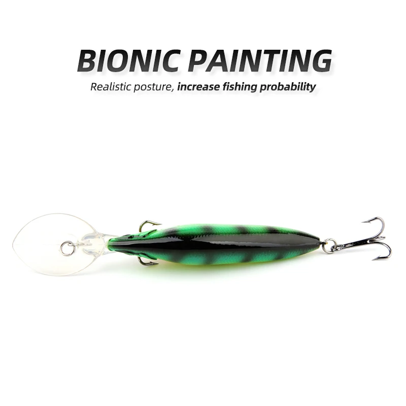 ARDEA Minnow floating lures Fishing lure winter baits Hard Bait 75mm 10.5g crankbait Bass Perch lure baits wobbler pike lure