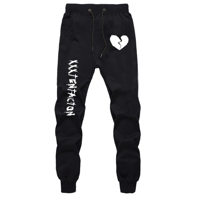 Autumn Harajuku Sweatpants For Men XXXtentacion Printing Pants Teenager Boys Fashion