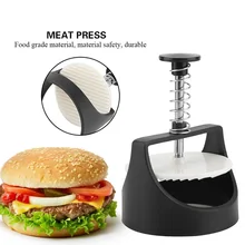 Производитель гамбургеров формы кухонные принадлежности круглый из нержавеющей стали гамбургеров машина для бургеров из мяса делая инструмент