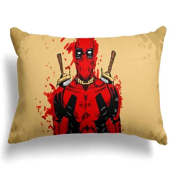 

Best Custom Sofa Bed Pillow Case Deadpool Rectangle Pillowcases Zipper Multi Sides (One Side Print) @200620