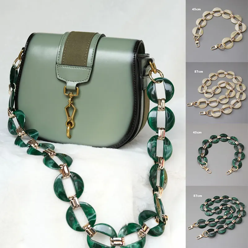 Acrylic Resin Chain Bag Strap Handbags Replacement Purse Straps Chain 45cm Chain Aliexpress