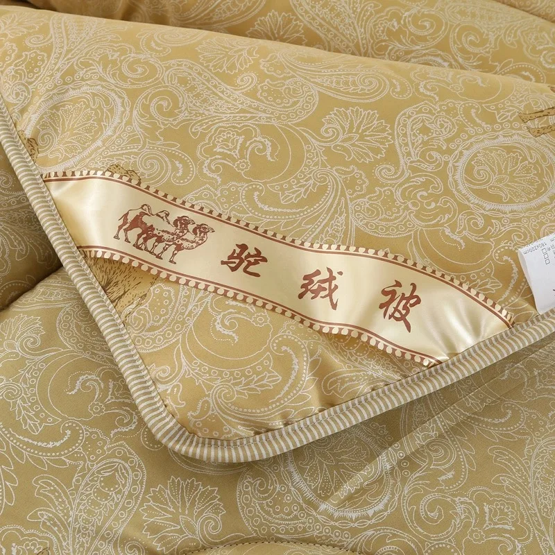 Winter Camel Wool Bedspread Comforter 150*200 200*230 bed comforter