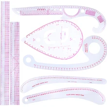 Non-vor – règles de courbe françaises, outils de couture multifonctionnels, règle de Patchwork pour coupe de tissu, règle métrique