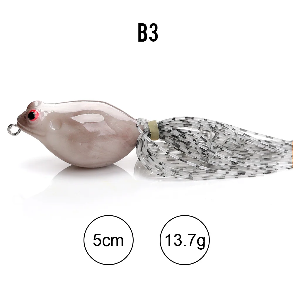Силиконовая юбка Поппер рыболовные приманки 4,6 см 11 г щуки воблеры для рыбы погремушка жесткая приманка искусственная Рыболовная Снасть приманка кренкбейт - Цвет: B3