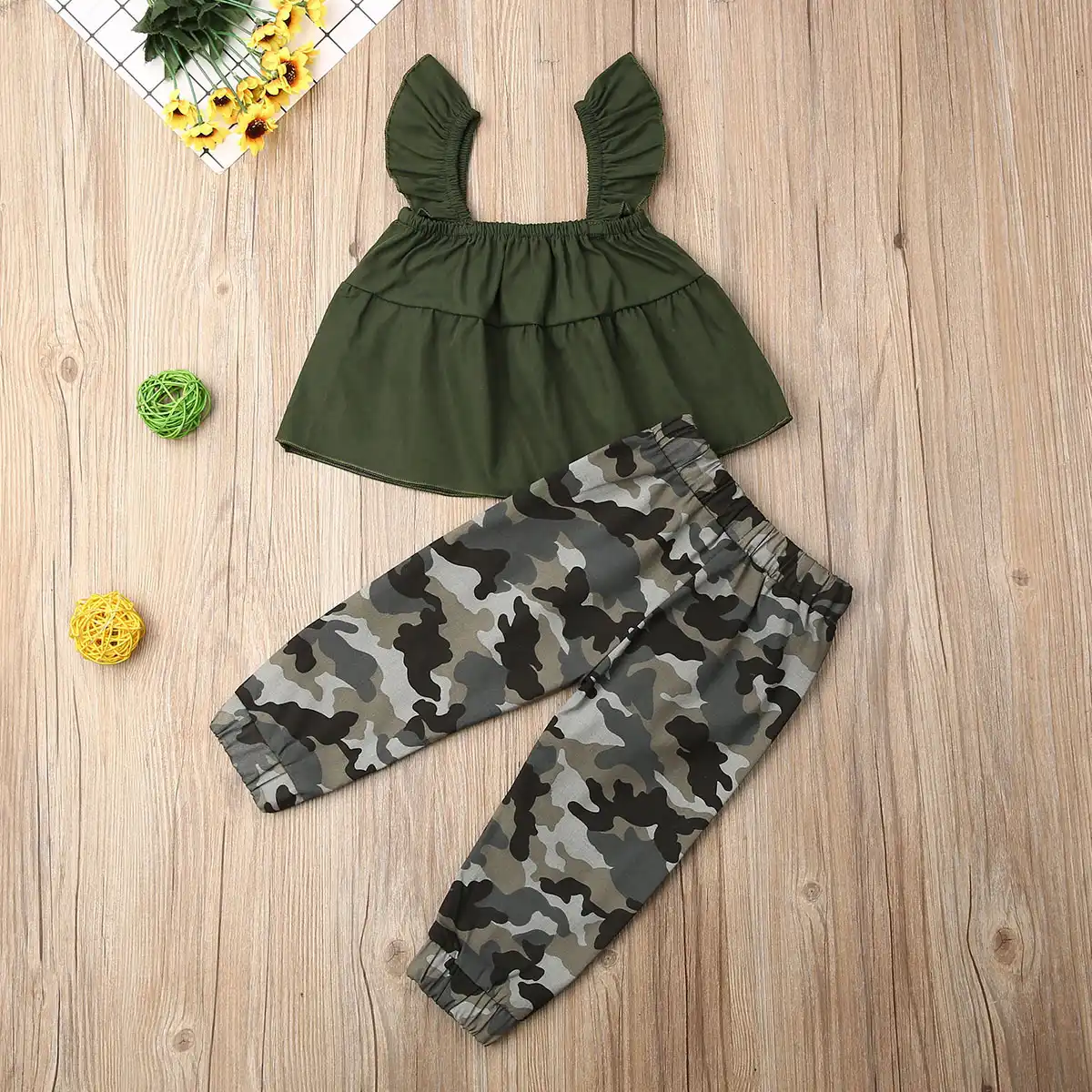 camouflage little girl clothes