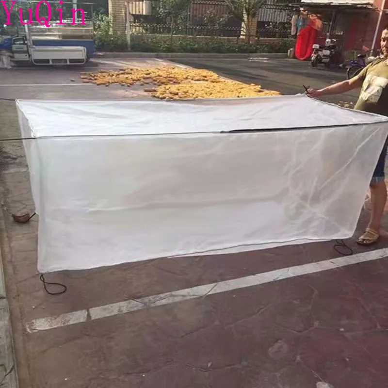 U-shaped outlet 100mesh Anti-escape Fish Culture Breeding Net Cage Fry Fish for spawning cage fish eggs