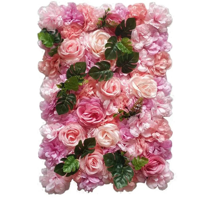 Artificial Flower Wall Panels 16 x 24 inch Mat Silk Rose for Backdrop Home Wedding Decoration | Дом и сад