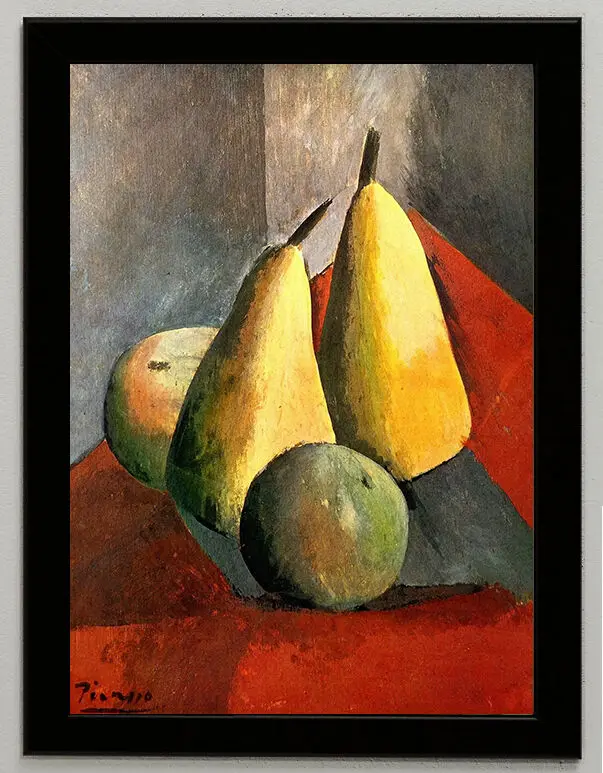 

Pablo Picasso Pears and apples Art Print Poster grandes para pared oil paintings canvas For Home Decor Wall Art