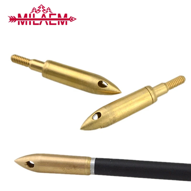 

12pcs Whistle Copper Broadhead Arrowhead Screw Hunting Archery Arrow Field Hunting Arrow Heads Durable Hunting Accessories